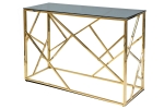 Консоль ESCADA C стекло дымчатое/золото120X40