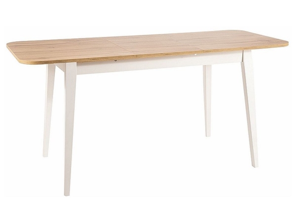 Стол GUSTO 120(160)X68 дуб вотан/белый