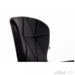 Барний стілець Vensan PU Black/Black