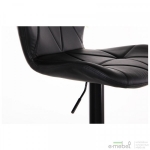 Барний стілець Vensan PU Black/Black