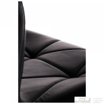 Барний стілець Vensan PU Black/Black