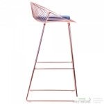 Барний стілець Chik, rose gold, royal blue
