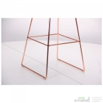 Барний стілець Chik, rose gold, royal blue