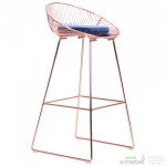 Барний стілець Chik, rose gold, royal blue