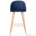 Барный стул Bellini бук/blue