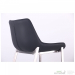 Барный стул Blanc black leather