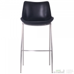 Барный стул Blanc black leather