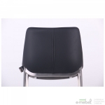 Барный стул Blanc black leather