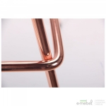Барний стілець Todi, rose gold