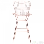Барний стілець Todi, rose gold