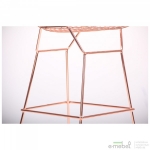 Барний стілець Todi, rose gold