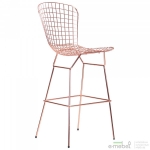 Барний стілець Todi, rose gold