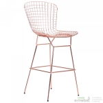Барний стілець Todi, rose gold