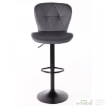 Барный стул Vensan PU Gray / Black