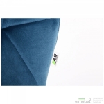 Барный стул Vensan Velvet Blue / Black