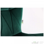 Барный стул Vensan Velvet Green / Black