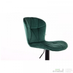 Барный стул Vensan Velvet Green / Black