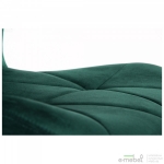 Барный стул Vensan Velvet Green / Black