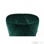 Барный стул Vensan Velvet Green / Black