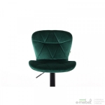 Барный стул Vensan Velvet Green / Black