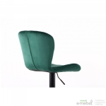 Барный стул Vensan Velvet Green / Black