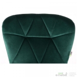 Барный стул Vensan Velvet Green / Black