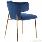 Крісло Alphabet L black/royal blue