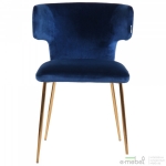 Крісло Alphabet L black/royal blue