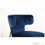 Крісло Alphabet L black/royal blue