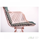 Крісло Ibis, rose gold, emerald