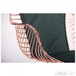 Крісло Ibis, rose gold, emerald