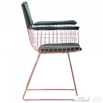 Крісло Mino, rose gold, emerald