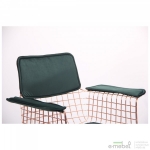 Крісло Mino, rose gold, emerald