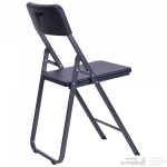 Стул складной Морган пластик Rattan Black