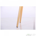 Стул обеденный Doris gold/PU creamy white