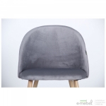 Стул обеденный Sherry beech/dark grey velvet