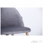Стул обеденный Sherry beech/dark grey velvet