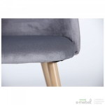 Стул обеденный Sherry beech/dark grey velvet