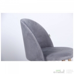 Стул обеденный Sherry beech/dark grey velvet