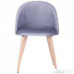 Стул обеденный Sherry beech/dark grey velvet