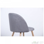 Стул обеденный Sherry beech/dark grey velvet