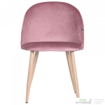 Стілець обідній Sherry beech/pink velvet