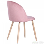 Стілець обідній Sherry beech/pink velvet