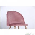 Стілець обідній Sherry beech/pink velvet