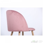 Стілець обідній Sherry beech/pink velvet