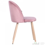 Стілець обідній Sherry beech/pink velvet
