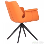 Кресло Vert orange leather