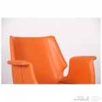 Кресло Vert orange leather