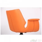 Кресло Vert orange leather