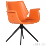 Кресло Vert orange leather